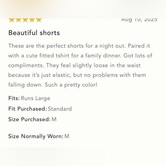 NWT Size M - Anthropologie Silky Skorts with built in shorts (NWT US$ 128) - Picture 11 of 16